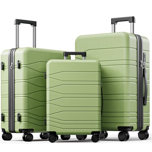 voyzap 3 Piece Luggage Set, 20/24/28 Inch Expandable