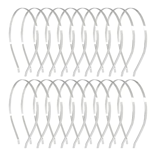 Cerchietto Imbottito In Raso Bianco – Fascia Per Capelli Larga – Accessorio Donna E Ragazza