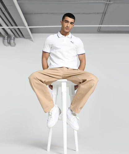 Image of Puma Men's Solid Slim Fit T-Shirt