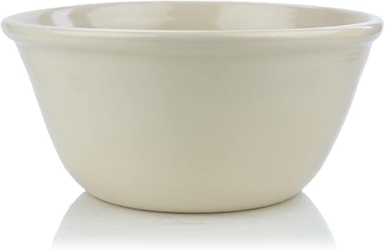 Hand Turned Stoneware Bowl | Natural 14"