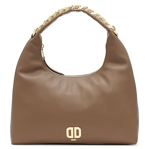 Image of DKNY Women's Handbags Hobo,TRUFFLE,1SZ