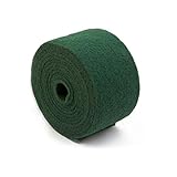  Rollo estropajo fibra Verde fuerte. Dimensiones 15 cm de ancho por 600 cm de largo.
