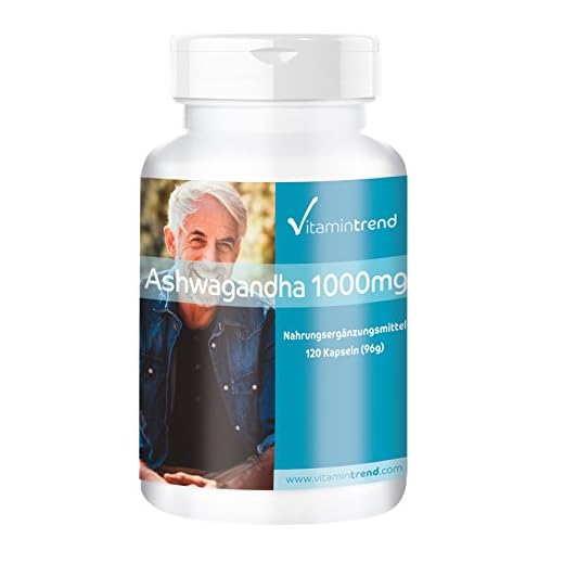 Ashwagandha kapslar extrakt 1000mg - 120 högdoskapslar - Vegan