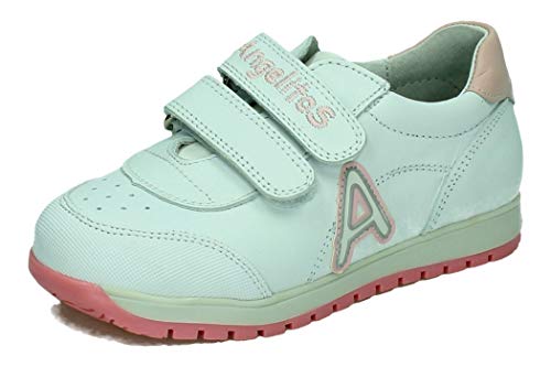 ANGELITOS 900 Deportivas DE Piel NIÑA Deportivos Blanco-Rosa 30