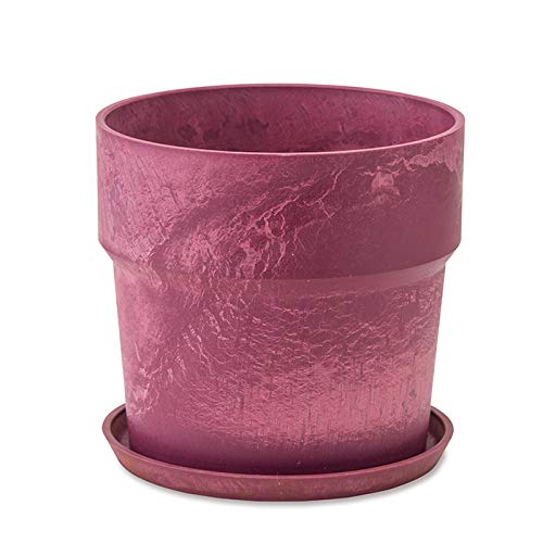 POSH LIVING アーバンプランツポット ソリッド カシス サイズ:約φ19.5 H18.5 81006