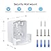 Eero Pro 7 Wall Mount for eero Pro 7 Mesh Wi-Fi 7 router, Space-Saving Holder with Cable Management, Wall & Outlet Mounting, Easy Installation, Includes Screws & Quick Start Guide (White, 2 Pack)