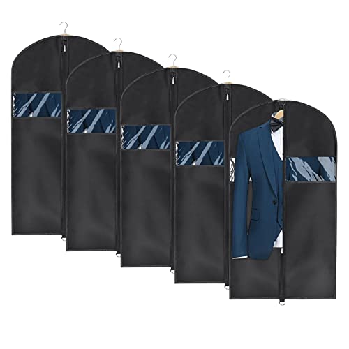 Univivi Garment Bag Suit Bag for Storage and Travel 43 inch, Washable