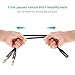 immagine 2Kingtop 【2 Pack】 Splitter Cuffie Microfono a 4 Pin da 3.5mm a Dual 3.5mm a 3 Pin Femmina - Maschio Spinotto Jack 3.5 Maschio Spinotto Audio per PC