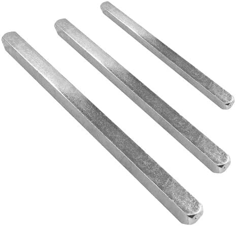 Deluxe Ideas Door Spindle Plain Bar Made of Solid Steel Silver Metal Spindle for Door Handle and UPVC Windows, 7mm x 120mm (Pack of 1)
