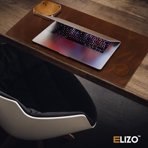 Elizo Full Grain Leather Desk Mat Set