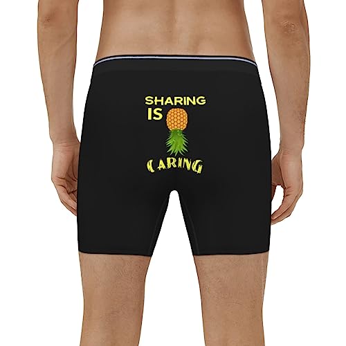 Upside Down Pineapple Funny Swinger Men'S Boxer Briefs Soft Stretch Underwear Fashion Briefs For Men Teens4