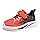 Jawixu Zapatillas de Niños Zapatillas de Correr Deportivas Ligeras Zapatillas Running Niño Sneakers Negro Naranja 36EU