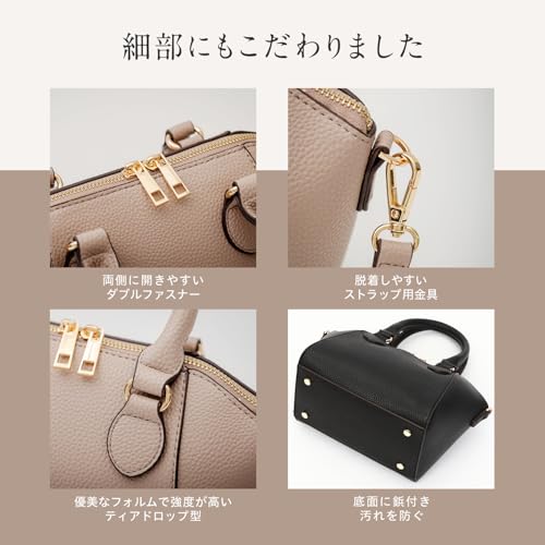 Miwoluna ショルダーバッグ ハンドバッグ レディース 2way トート ミニ 軽量 コンパクト 斜めがけ ポーチ の商品画像 5