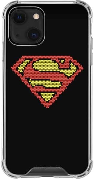 Skinit Clear Phone Case Compatible with iPhone 13 - Officially Licensed DC Comics Superman Last Son of Krypton Design
