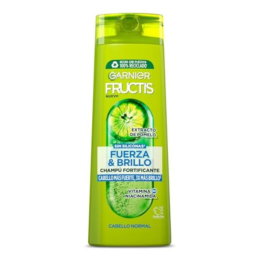 Garnier Fructis Fuerza y Brillo Champú Pelo Normal - 360 ml