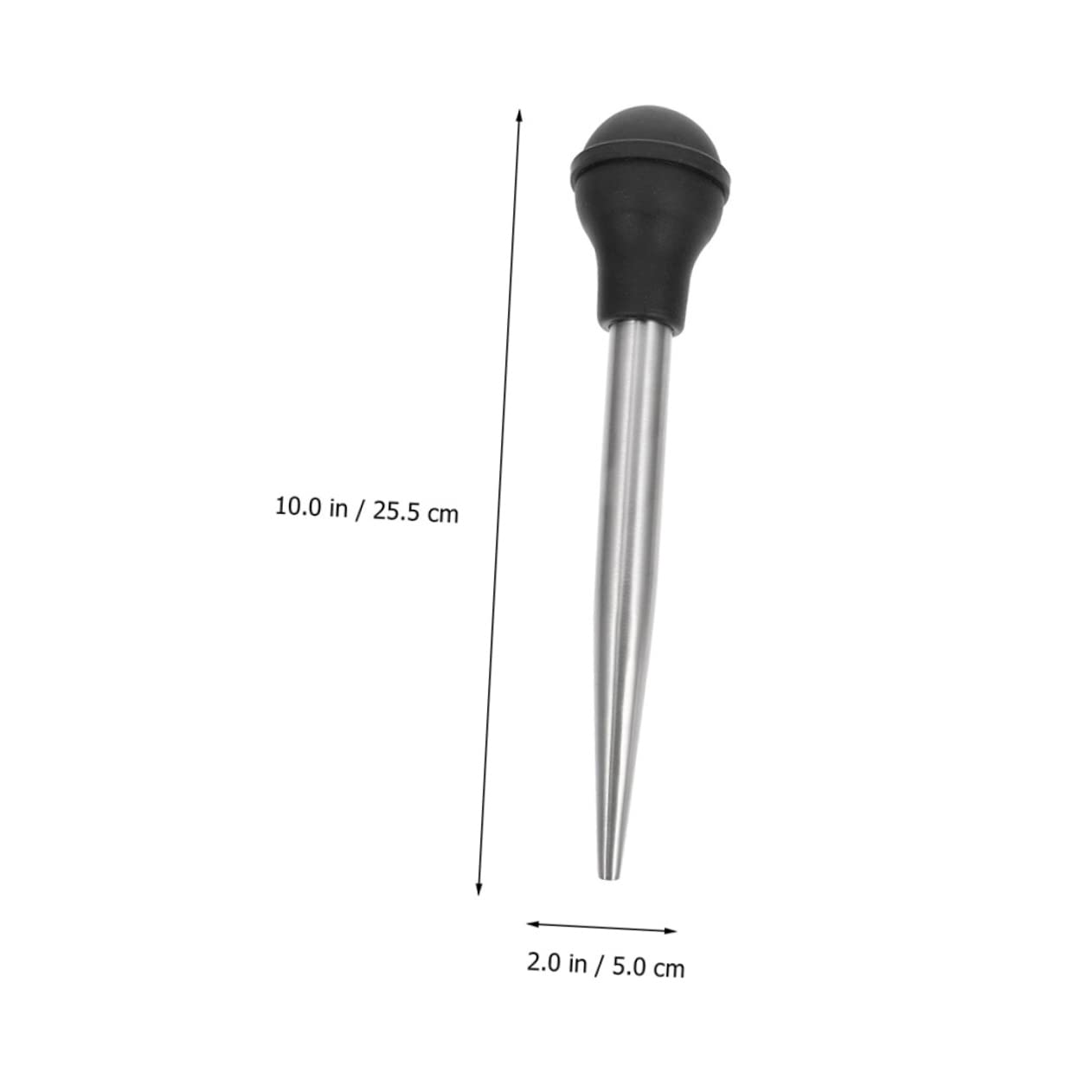 NAMOARLY Silicone Bulb Turkey Injector Bbq Sauce Injector Stainless Steel Needle Easy to Use