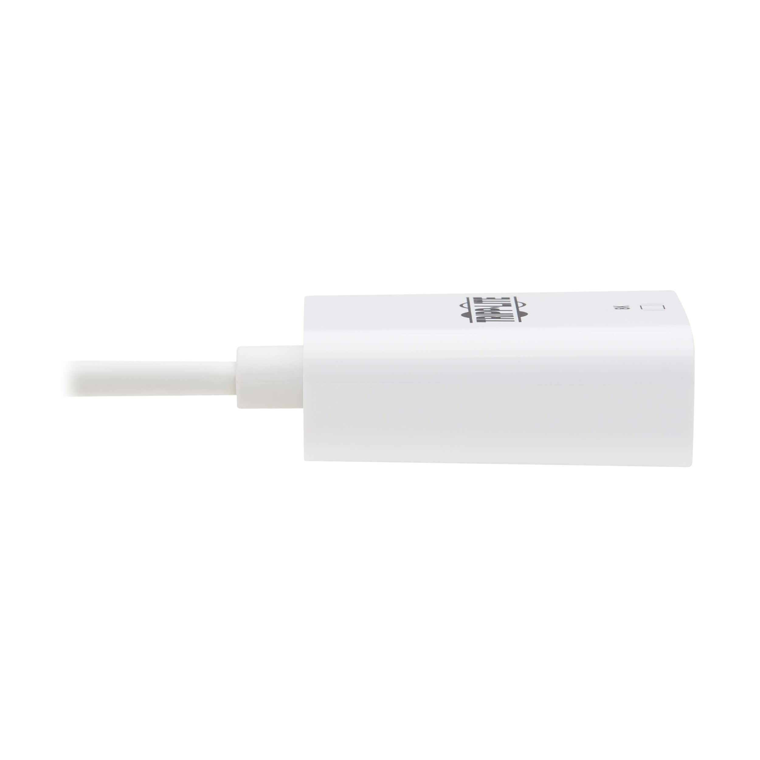 Tripp Lite Adattatore da USB-C a HDMI, 8K a 30Hz, cavo da 6", compatibile con Windows e Mac, da maschio a femmina, HDR 4:4:4, HDCP 2.3, plug-and-play, nessun software necessario, bianco, 1 anno di