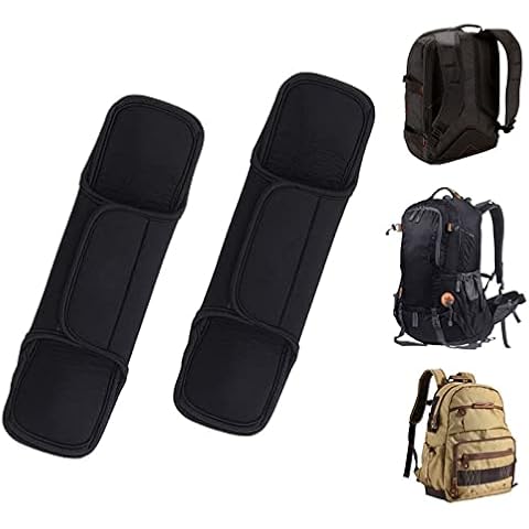 Eidoct 1Pair Anti-Slip Padded Cushion Hiking Damping Shoulder Strap for Laptop Bag, Sport Bag, Travel Bag, Backpack,Car Seat Belts Protect Pads Cover
