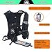 Running Vest for Women Men, Lightweight (194g/8 Bags) Hydration Backpack Running Phone Holder Vest for Hiking Trail Cycling Race Marathon Runners Essentials (Black, Adjustable)