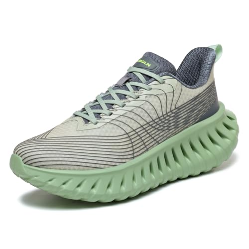 Image of GSLMOLN Wowen Walking Shoes Casual Shoes Breathable Walking Sneakers for Workouts Cushioned Flexible Womens Shoes Training Fashion Sneakers