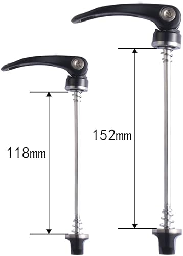 Miniatura 10 de VIARON MTB Quick Release Axle Front and Rear Mountain Bike Skewer Set Aluminum Alloy Bicycle Wheel Skewers Hub QR Lever