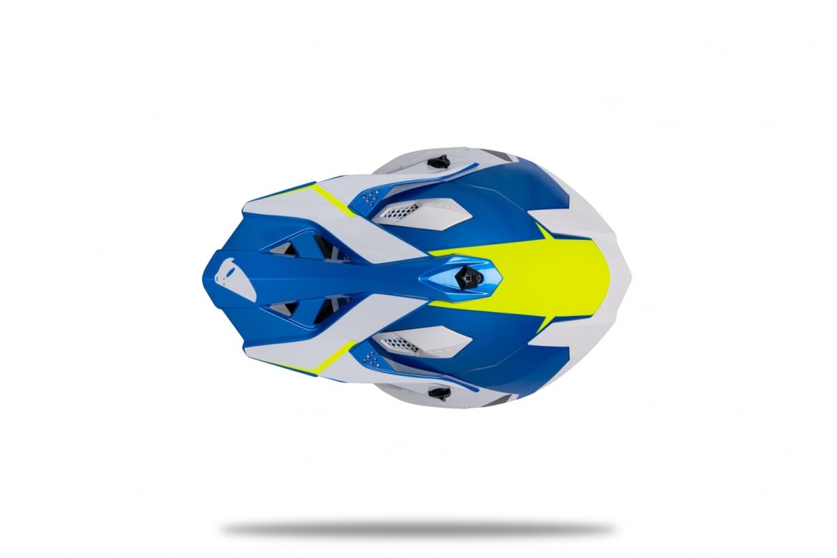 UFO PLAST CASCO INTREPID BLU/GIALLO M