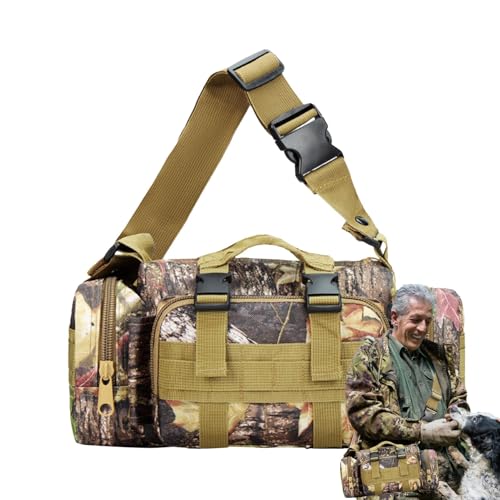 Bolsa de soporte para árbol | Bolsa de caza de gran capacidad | Bolsa de soporte para árbol, para soporte de árbol de camuflaje Bolsa para paquetes de escaleras con múltiples bolsillos para la p
