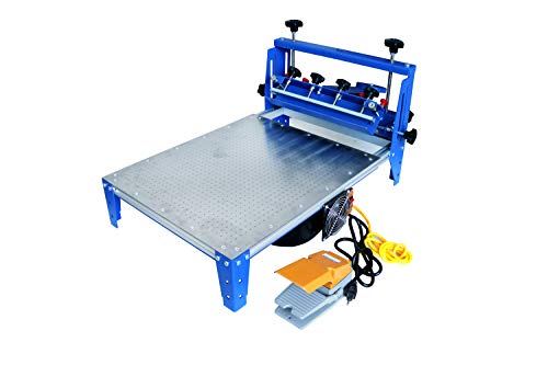 TECHTONGDA Vacuum Screen Printing Press Micro-Registration 20x24 Inch Silk Screen Printing Machine with Stainless Steel Pallet