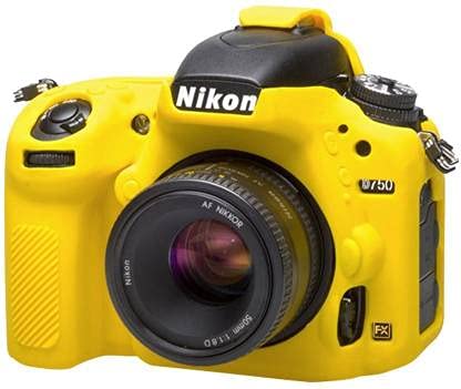 Silicon Cover for Nikon D750 Camera Case (Yellow)
