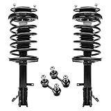 Detroit Axle - 4pc Front Struts Kit for 93-02 Toyota Corolla 98-02 Chevy Prizm 93-97 Geo Prizm, 2 Struts w/Coil Spring 2 Sway Bars 1993 1994 1995 1996 1997 1998 1999 2000 2001 2002 Replacement