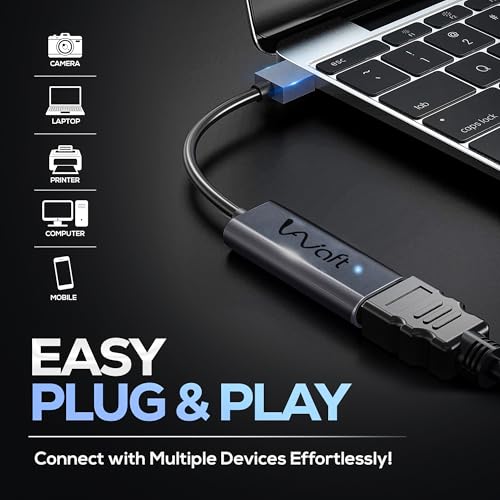 AIWaft 4K HDMI Video Capture Card | Full HD 1080p 60FPS Streaming & Recording | Portable Capture Device for Gaming, Broadcasting & Live Streaming |... - Image 3