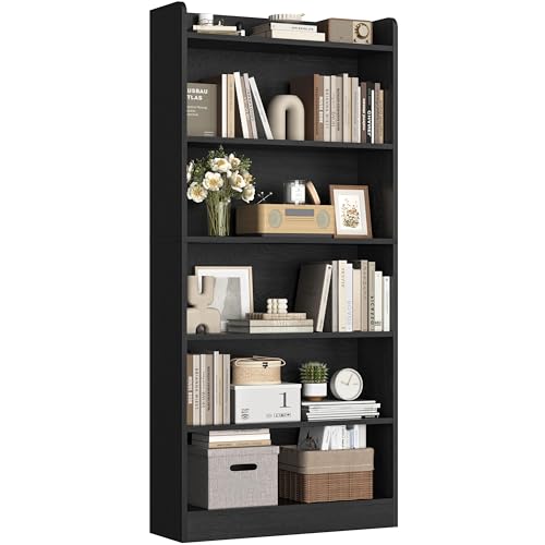 Yaheetech 6-Tier Open Bookcase and Bookshelf, Modern...