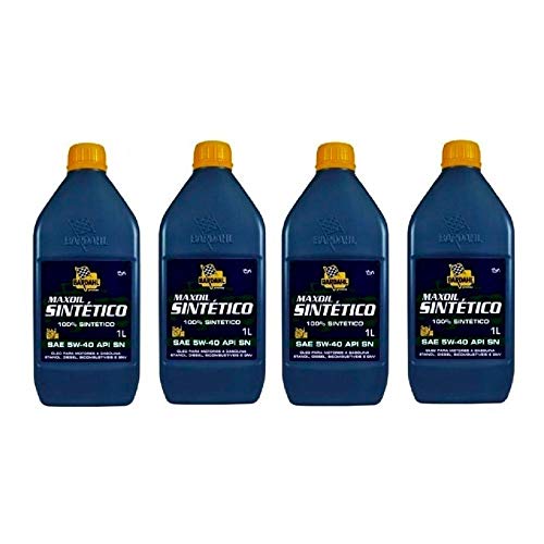 Kit 4 Litros Óleo 5w40 100% Sintético Bardahl Bar430447