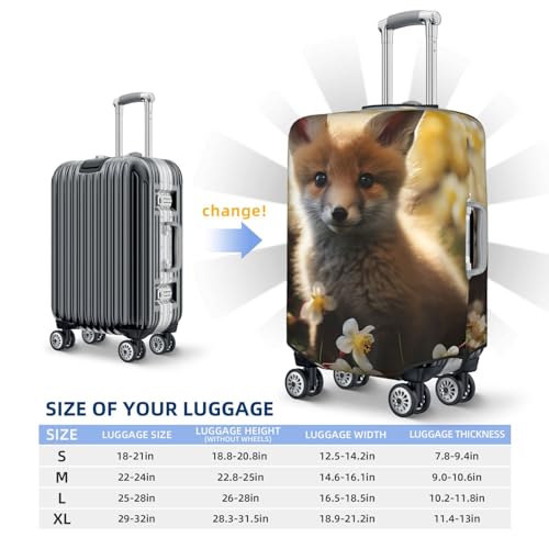 Travel Luggage Cover Suitcase Protector Elastic Washable Animal baby in spring Suitcase Cover Anti-scratch Spandex Baggage Covers Fits 18-32 Inch Luggage2