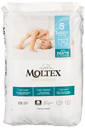 Pants Moltex Pure & Nature T5 (9-14 kg) 20 Uds