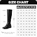 Lumeheel Black Knee High Boots for Women - Low Heel Square Toe Fall Tall Boots with Side Zipper B 8