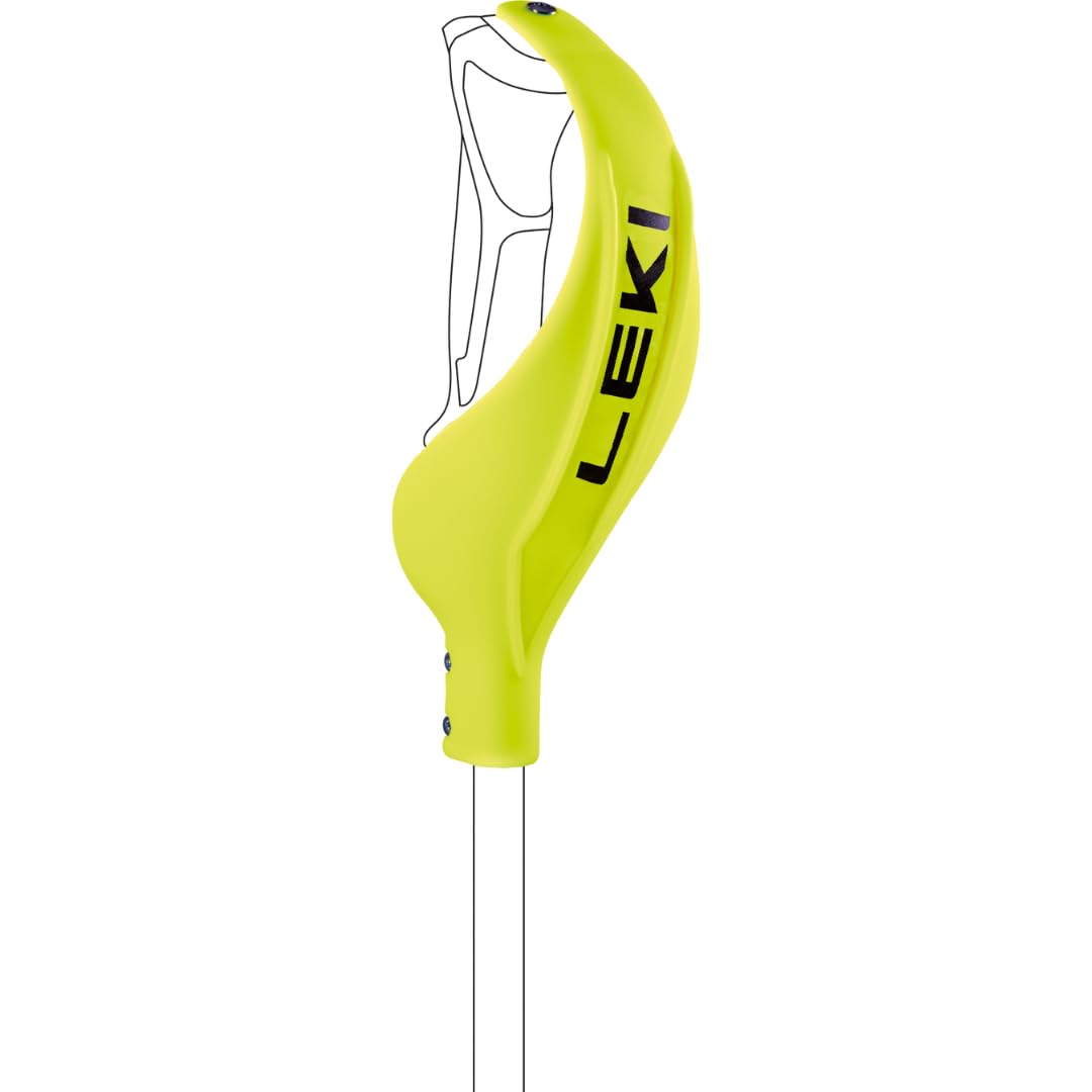 LEKI Unisex Adult Closed Lite 3D/S Gate Guard, Giallo Fluo, Tinta Unita