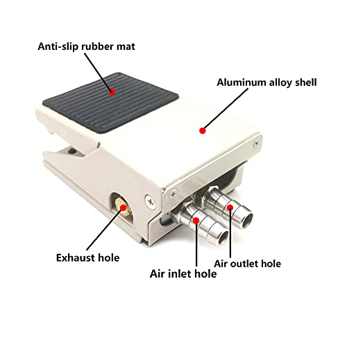 Image of Sandblaster Gun Sandblasting Cabinet Foot Valve Sand Blasting Media Kit Sand Blaster Machine Accessories