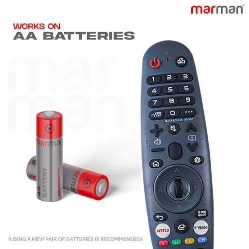 Image of marman Compatible with Panwood Web OS Tv Remote Control Original Suitable for Smart 4k Full HD Ultra HD LED Android Television No Voice Command and Google Assistant with Streaming Apps