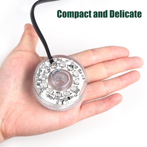 Image of MiOYOOW Submersible Lights, USB Waterproof Aquarium Light with Fixed Suction Cups for Aquarium Decoration