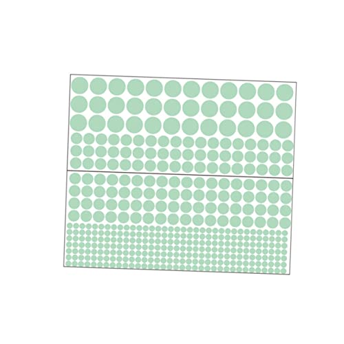 407Piezas Pegatinas de Pared de Puntos Oscuridad Extraíbles y Reutilizables para Decoración de Habitaciones de Bebés para Guarderías