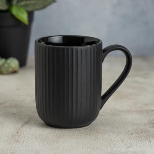 Clay Craft Fine Ceramic Linea Microwave Safe Coffee & Milk Mug, 3...