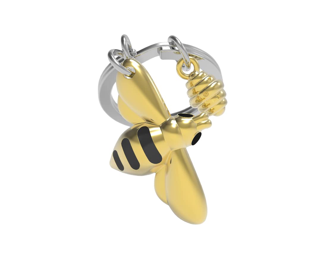 Meta[l]morphose Metalmorphose MTM276-01 Key Ring with Bee and Sugar