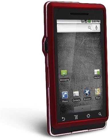 Cellet Rubberized Proguard for Motorola Droid A855 - Red