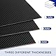 SUPAWAY 1 Stück Carbonfaserplatten 200x300x3mm Kohlefaserplatte GFK Karbon Platte, 3K Köper Matt Kohlefaser Platte für Handgefertigte DIY, Geldbörsen, Modellteil, Reparaturplatte, Drachen, RC Flugzeug