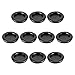 Rebower Rubber Grommets Flexible Wire Protector Hole Plug, [for Home Industry Office Electrical Protection] - 25 mm Mount Dia/Single Sided/Black / 30 Pcs