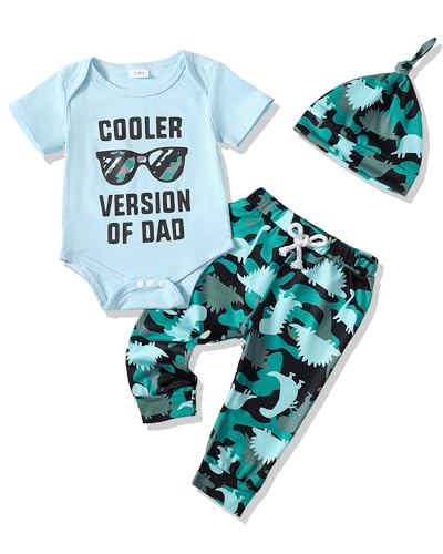 Image of NZRVAWS Newborn Baby Boy Clothes Outfits Letter Prined Romper Pants Set Infant Baby Boy Clothing 0 3 6 9 12 18 Months
