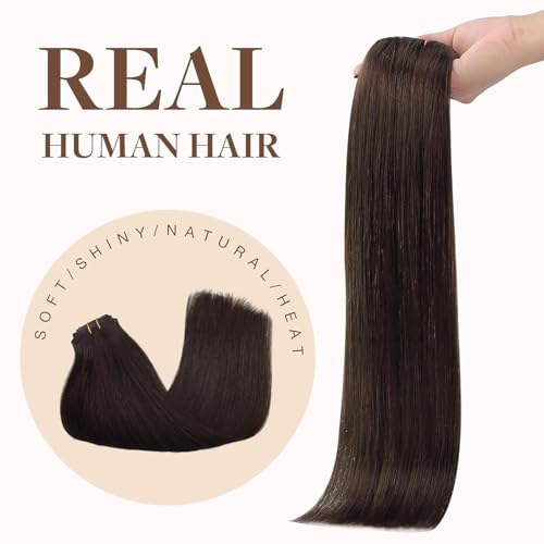 Image of GOO GOO Seamless Clip in Hair Extensions Real Human Hair Remy Extensions