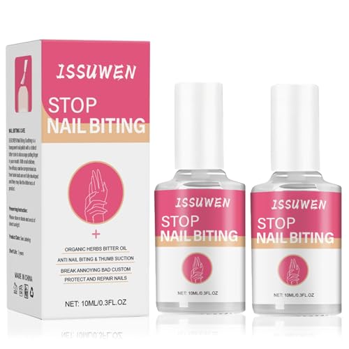Amer Nagellak tegen knaagdieren, 2 stuks, anti-knaagnagellak, stop, nagellak, anti-bijt, transparant, sneldrogend, anti-knaaglak voor kinderen en volwassenen
