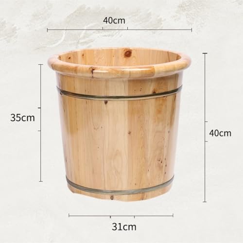Baño de pies de madera para masaje y spa miniatura 2